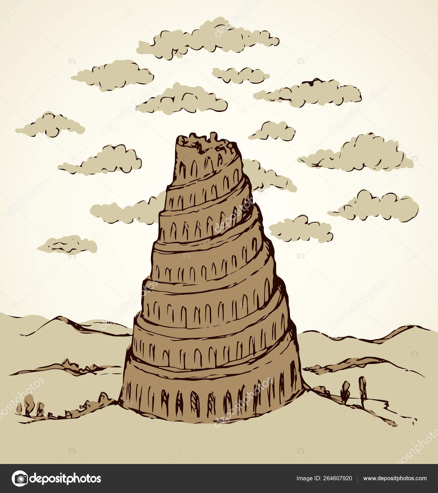 Рисунок Вавилонская Вавилонская башня