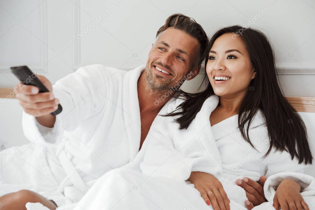Asian man with white woman