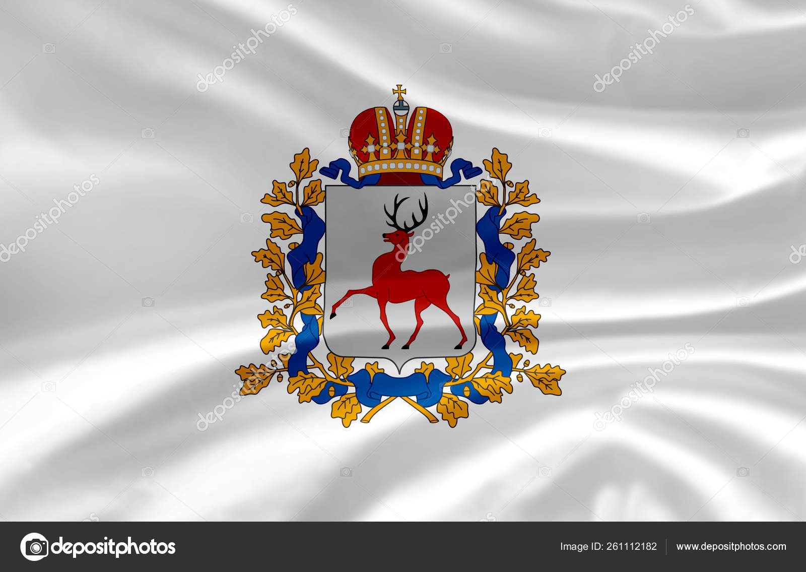 Флаг Нижегородской области