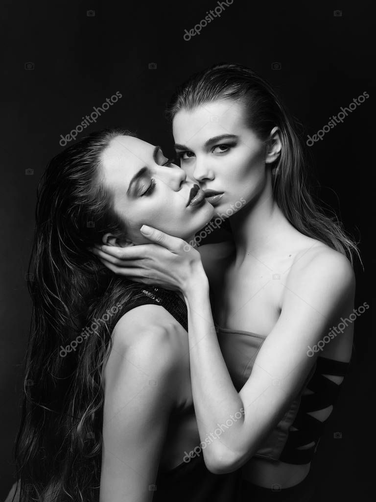 Two Sexy Brunette Lesbian 2