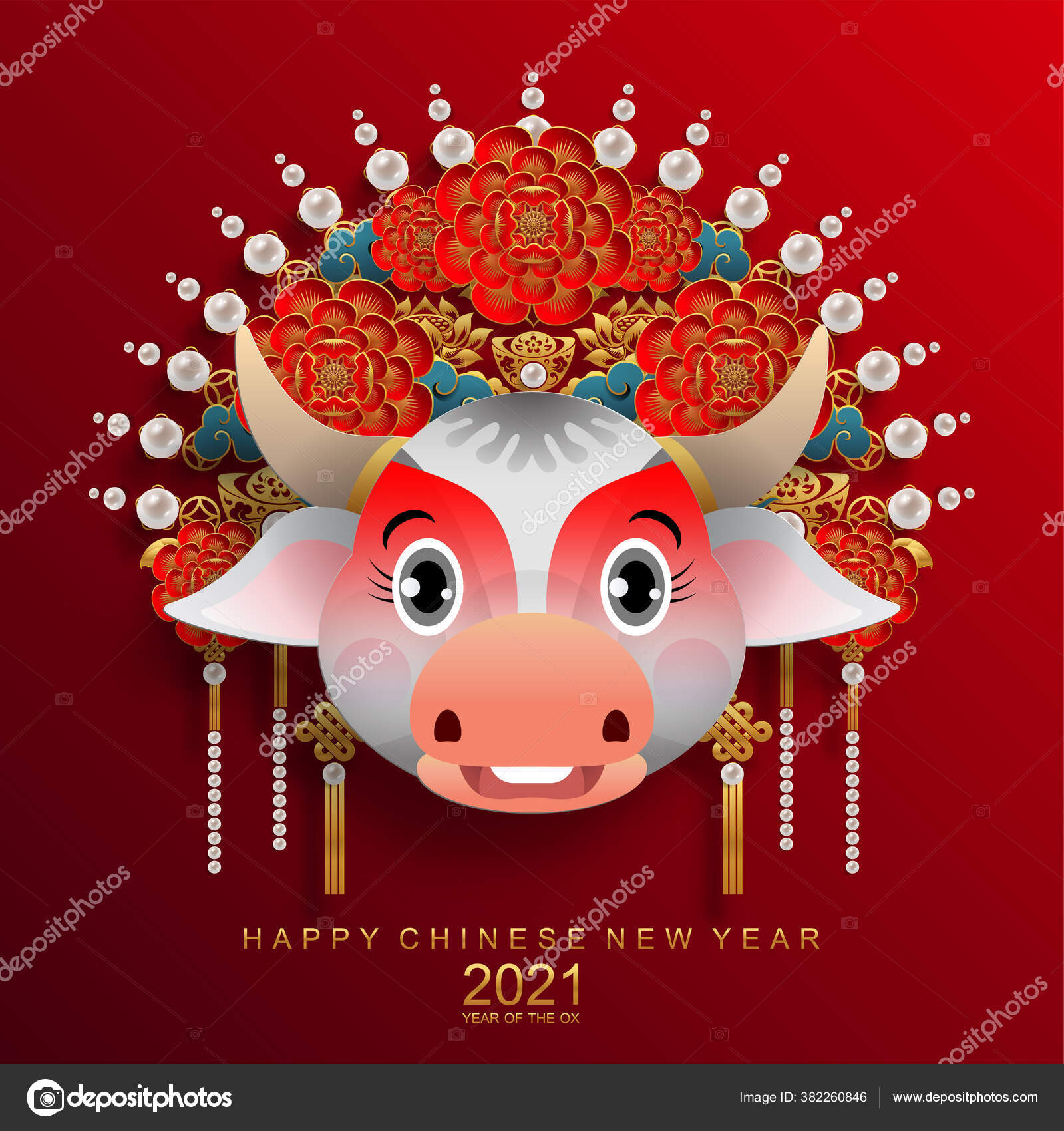 Китайский Новый Год 2021 Открытки Поздравления