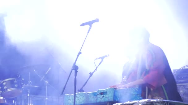 UCRANIA, TERNOPIL - 20 de julio de 2018: El grupo Pianoboy actúa en el festival faine misto — Vídeo de stock