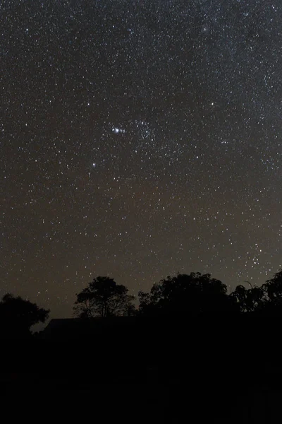 Mliky 方式看法在夜的天空在巴厘海岛 — 图库照片