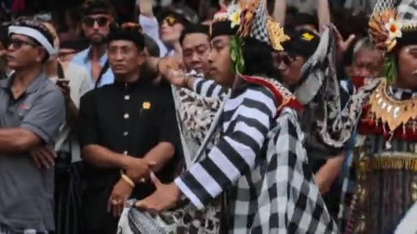 Isola Bali Ubud Indonesia Marzo 2018 Tradizionale Danza Balinese Sulla — Video Stock