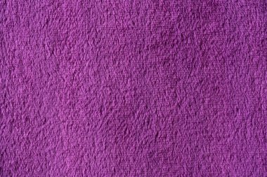 Doku mor kadife kumaş. Yakın çekim..