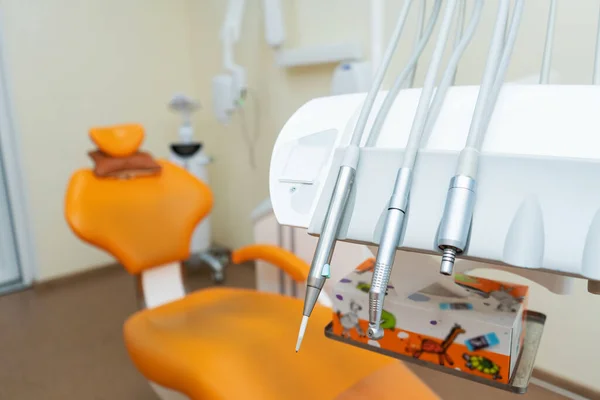 Interior Stylish Modern Dentist Office Orange Style — Stock Photo, Image