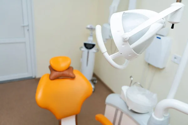 Interior Stylish Modern Dentist Office Orange Style — Stock Photo, Image