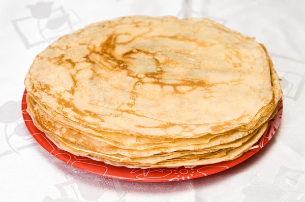 A stack of Russian pancakes Stock Image