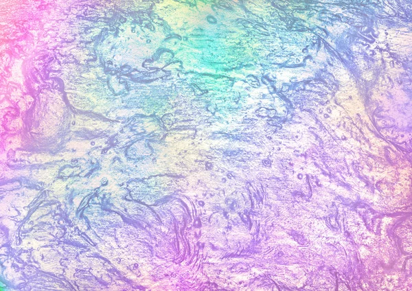 Textura Lámina Holográfica Hermosa Abstracta Con Colores Unicornio Fondo Moda — Foto de Stock