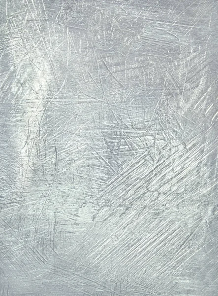 Worn Metal Plate Steel Background Silver Foil — Stock Photo, Image