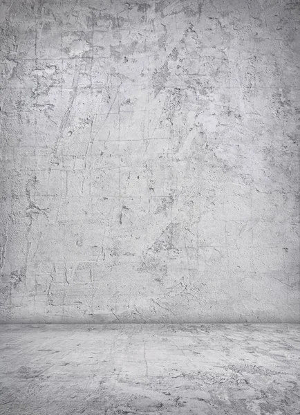 Порожній Сірий Гранжевий Інтер Бетонною Стіною Підлогою — стокове фото