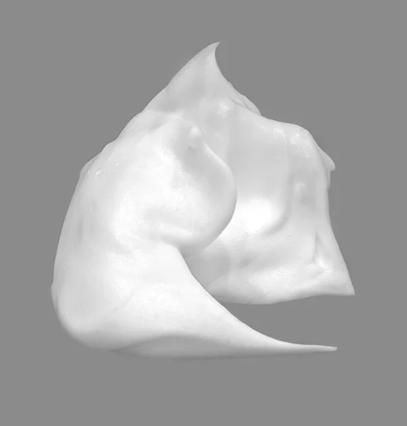 Мягкий Белый Косметический Крем Сером Фоне — стоковое фото