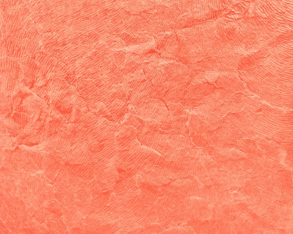 Texture de papier pour l'arrière-plan dans la couleur corail vivant à la mode . — Photo