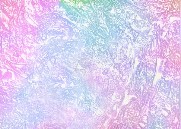 Kreative Abstrakte Irisierende Folie Hintergrund Mit Holographischen Weichen Pastellfarben Trendige — Stockfoto