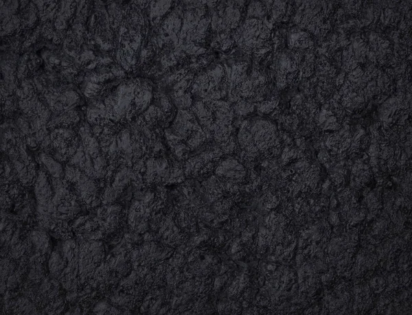 Naturalna Czarna Tekstura Kamienia Dla Tła Widok Góry — Zdjęcie stockowe