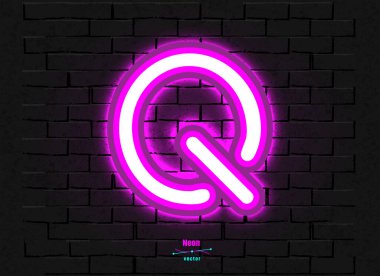 Vektör Neon Harfi