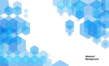 Altıgen soyut arkaplan