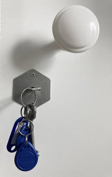 Anahtar deliğinde Bunch Anahtarı — Stok fotoğraf