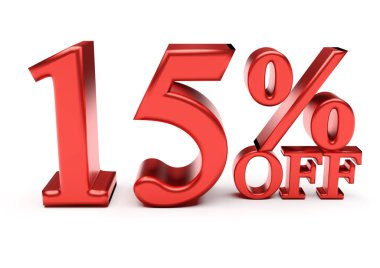 % 15 'i beyaz olmak üzere 3 boyutlu kelimeler. 3d oluşturma