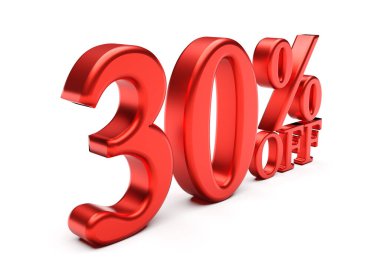 % 30 'u beyaz olmak üzere 3 boyutlu kelimeler. 3d oluşturma