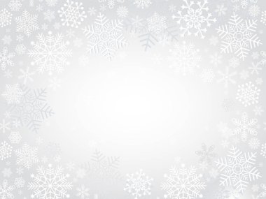 Kış simli Noel çerçeve