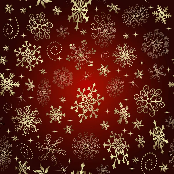 Padrão sem costura de Natal gradiente vermelho Ilustrações De Stock Royalty-Free