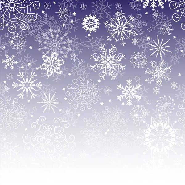 Winter violett Gefälle Weihnachtsrahmen — Stockvektor