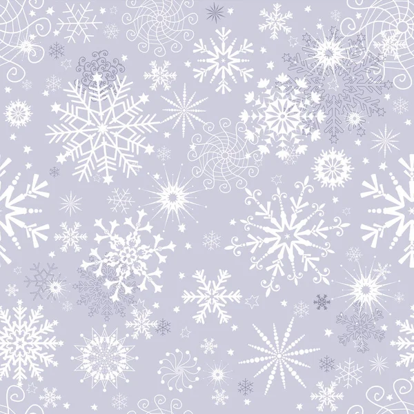 Пастельний сірий зимовий безшовний різдвяний візерунок Ліцензійні Стокові Вектори