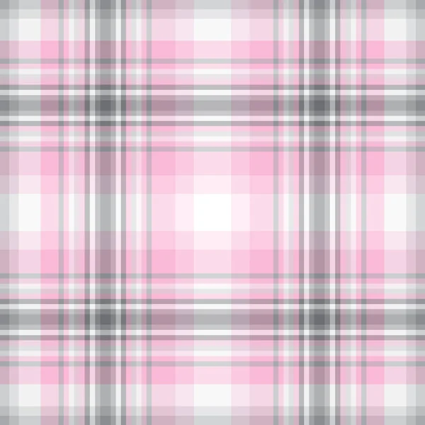 원활한 추상 화려한 체크 무늬 핑크-회색-흰색 패턴 스톡 일러스트레이션