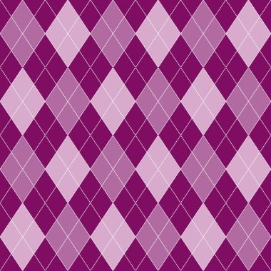 Kesintisiz geometrik desen pembe ve mor edikula, vektör eps 8