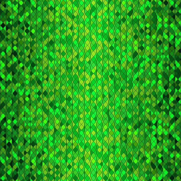 Brillante Scintillante Modello Mosaico Senza Soluzione Continuità Diverse Tonalità Verde — Vettoriale Stock