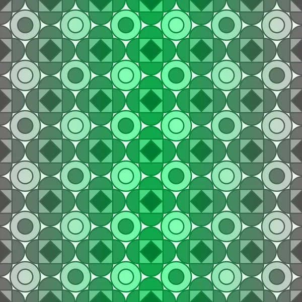 원활한 녹색의 기하학적 줄무늬 패턴입니다 스테인드 글라스 창입니다 이미지입니다 Eps — 스톡 벡터