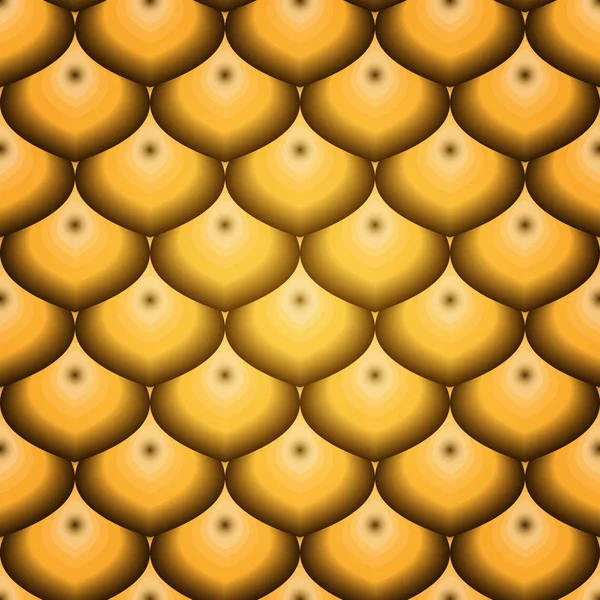 Modèle sans couture avec des échelles dorées . — Image vectorielle