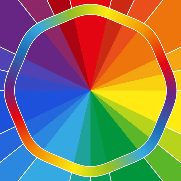 Colorato sfondo arcobaleno — Vettoriale Stock