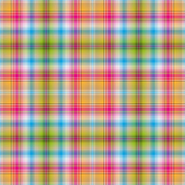 Seamless rainbow checkered pattern — Stock Vector