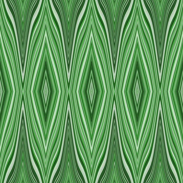 Blanco y verde líneas onduladas patrón sin costuras . — Vector de stock