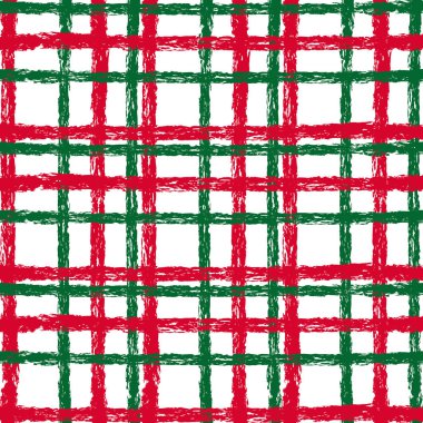 Damalı noel grunge deseni