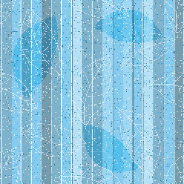 Seamless Christmas pattern with blue vertical stripes — Stock Vector
