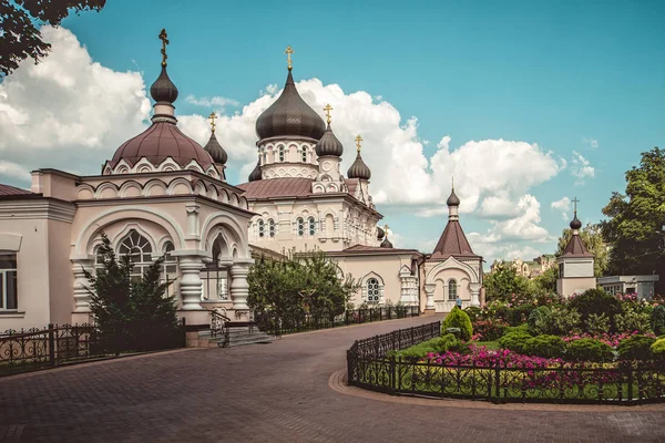 Покровское Аббатство Исторические Здания Киев Украина — стоковое фото