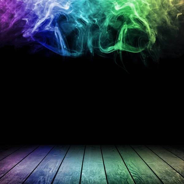 duman bulutları zemin karşı ahşap zemin