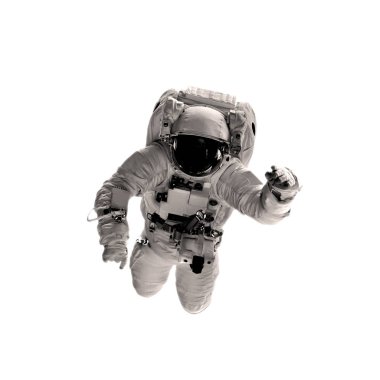 astronot beyaz arka plan üzerinde. Nasa tarafından döşenmiş bu görüntü unsurları