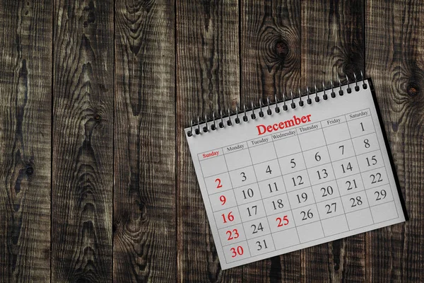 25 dicembre nel calendario — Foto Stock