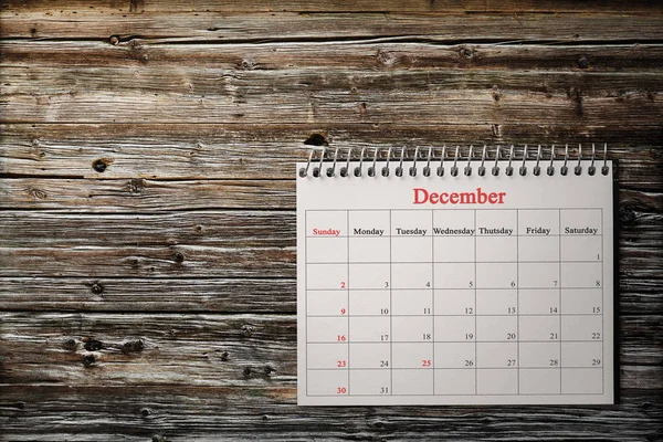 25 dicembre nel calendario — Foto Stock