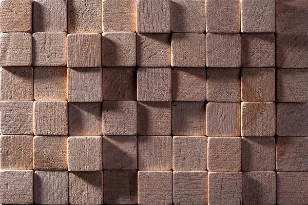 Tło kolorowych drewnianych kwadratów — Zdjęcie stockowe