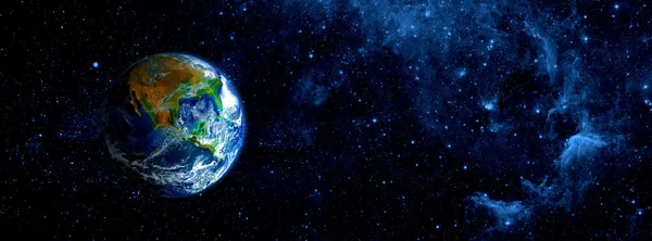 Вид на Землю с луны. — стоковое фото