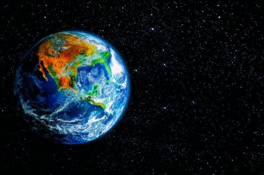 Ay 'dan dünya görüşü. 