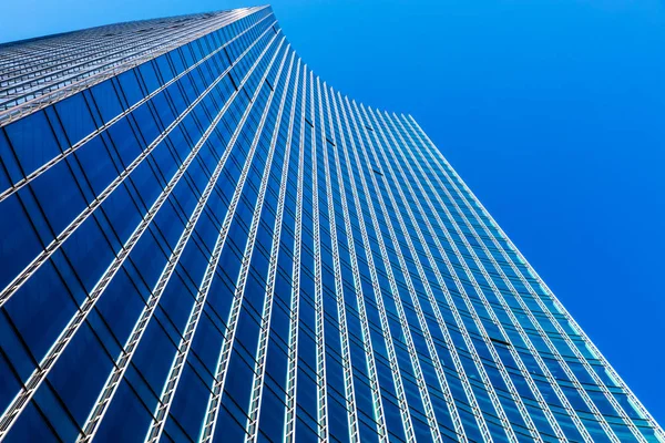 Innenstadt Corporate Business District Architekturkonzept Blick Auf Das Spiegelgläserne Bürogebäude — Stockfoto