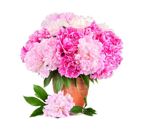 Home decoration with peonies