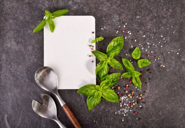 Boş kağıt menüsünün üst görünümü