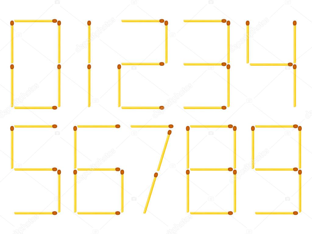 Illustration of the number figures of matches